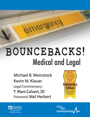Bouncebacks Medical & Legal 13th Ed