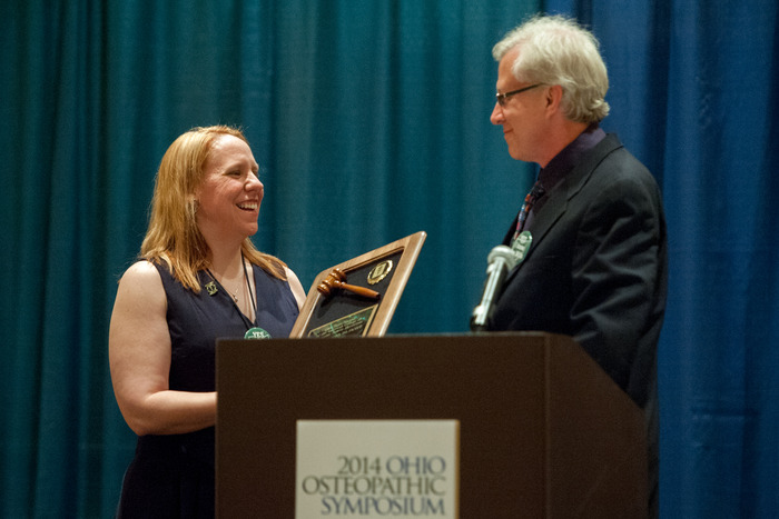 Ohio ACOFP Past Presidents Melinda E. Ford DO and Michael E. Dietz DO